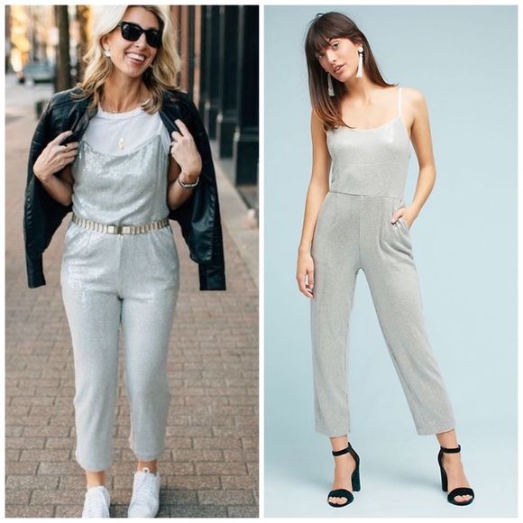 Anthropologie Pants - Anthropologie |ett:twa Claudette Sequined Jumpsuit